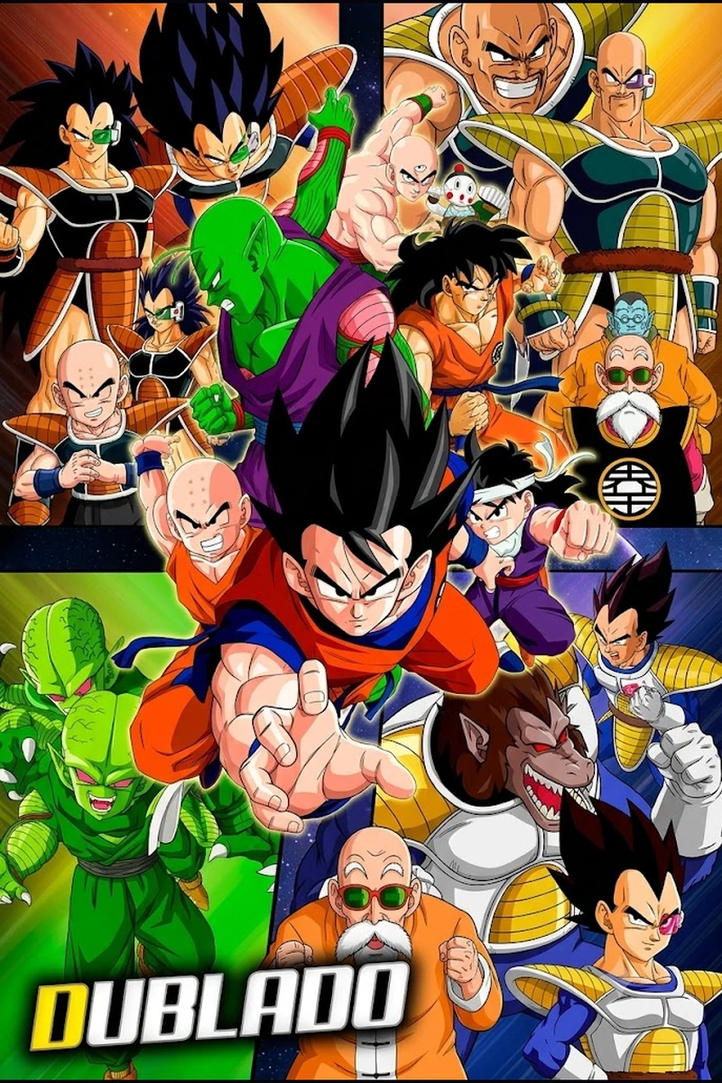 Capa de Dragon Ball Z | Saga Saiyajin | Filme Completo | Dublado PT-BR